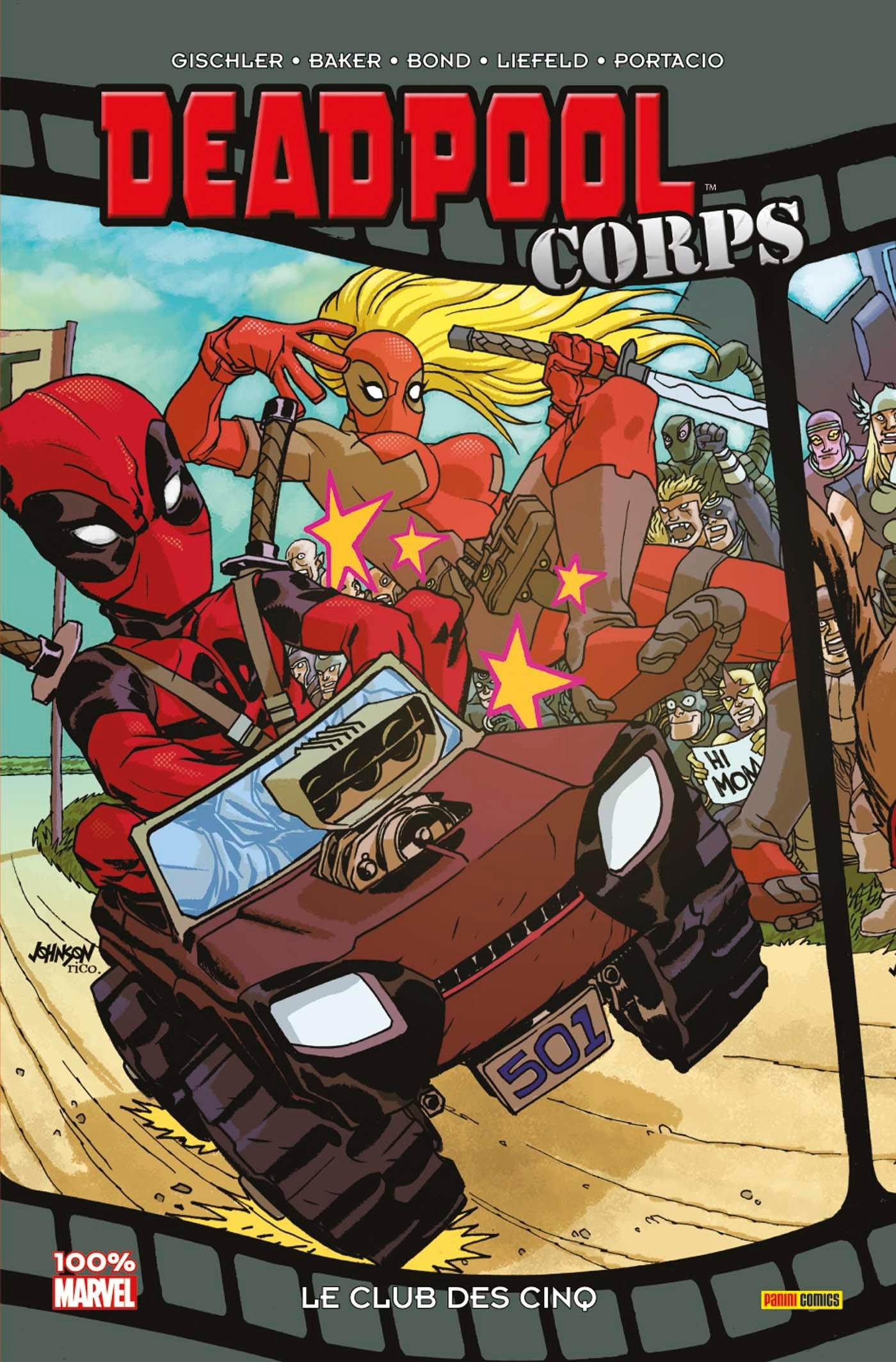 jaquette livre DEADPOOL CORPS : LE CLUB DES CINQ NED