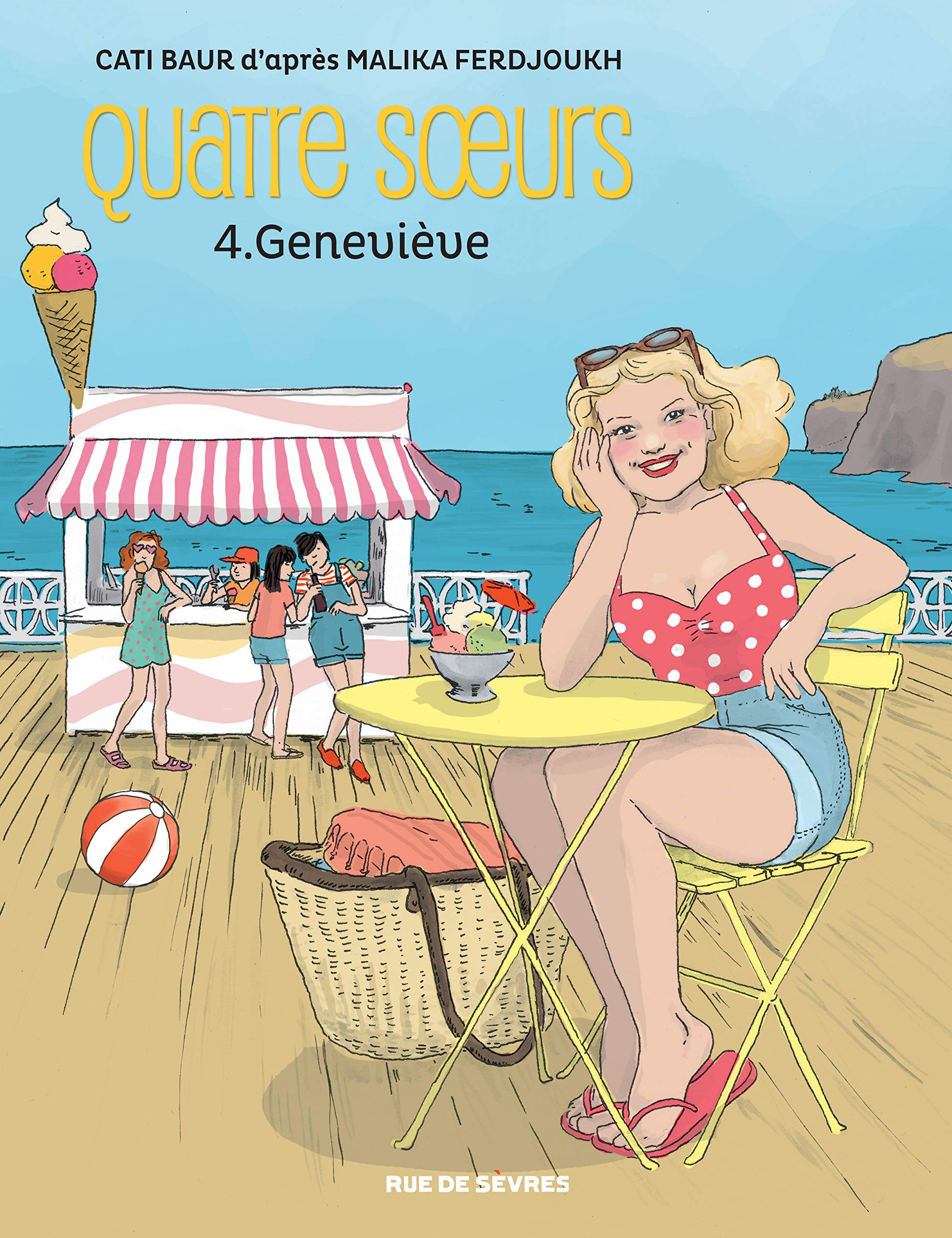 jaquette livre Quatre soeurs, Tome 4 : Geneviève