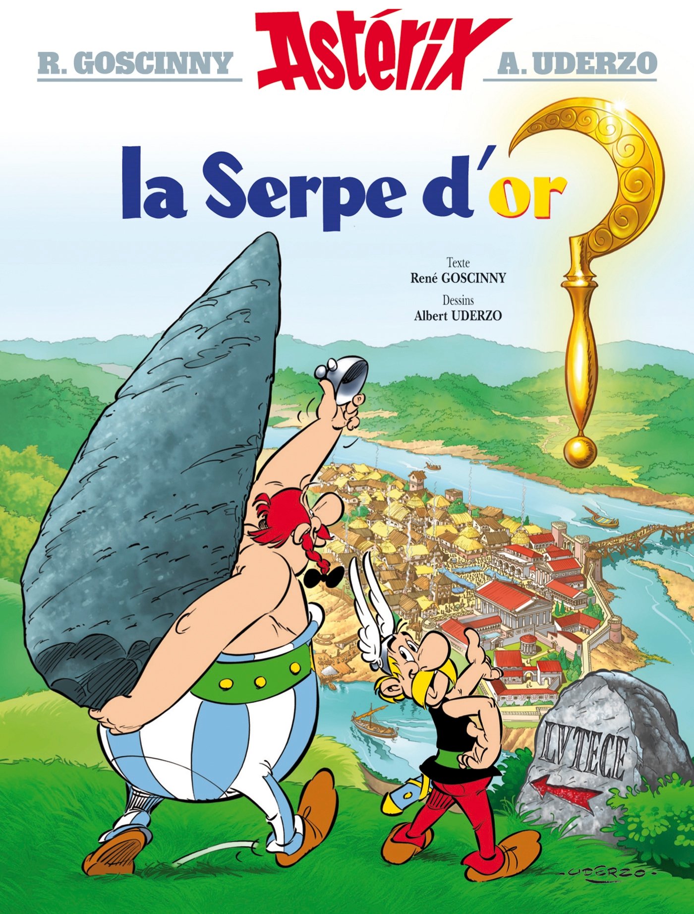 jaquette livre Astérix - La serpe d'Or - n°2