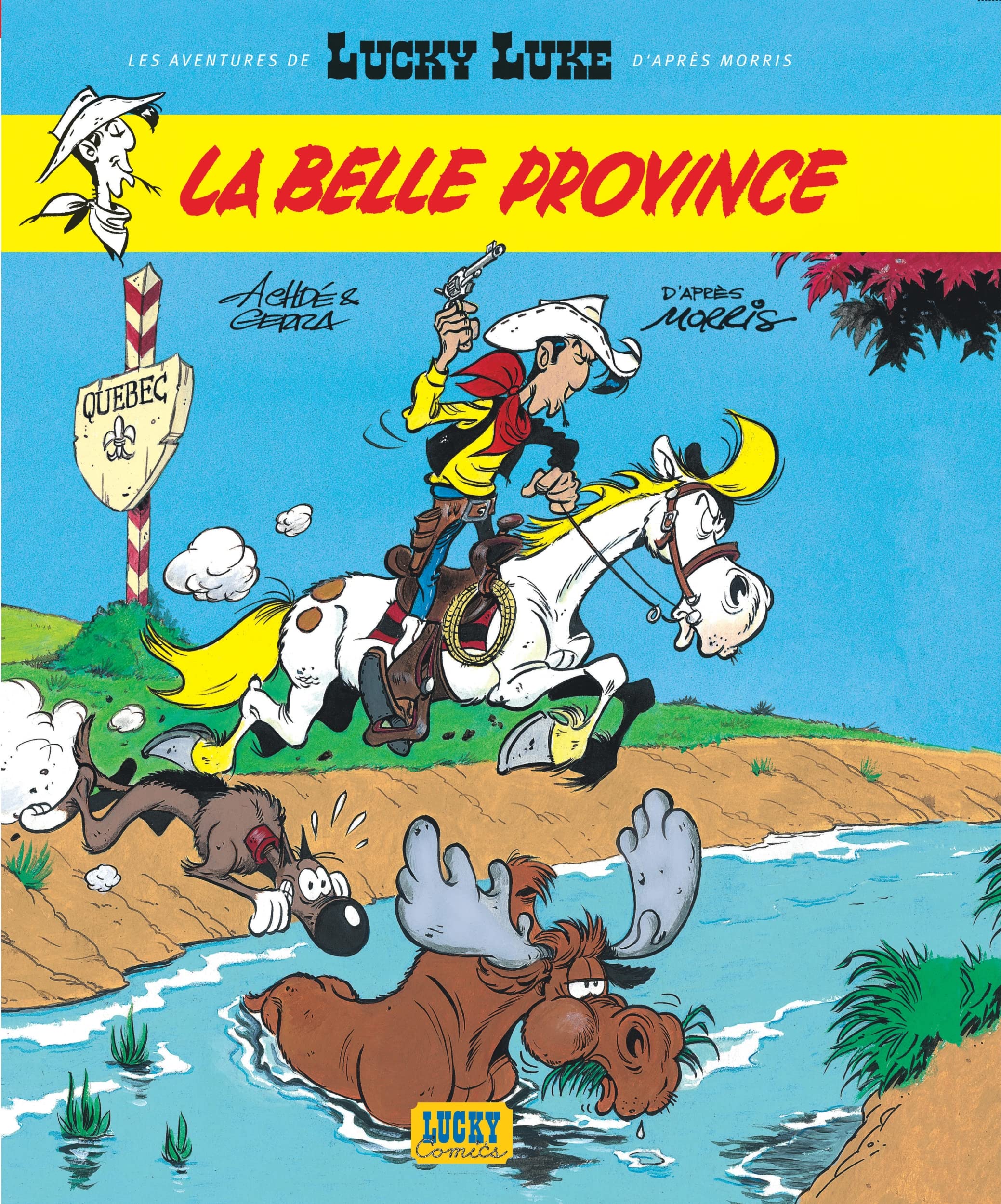 jaquette livre Les Nouvelles Aventures de Lucky Luke, tome 1 : La Belle Province