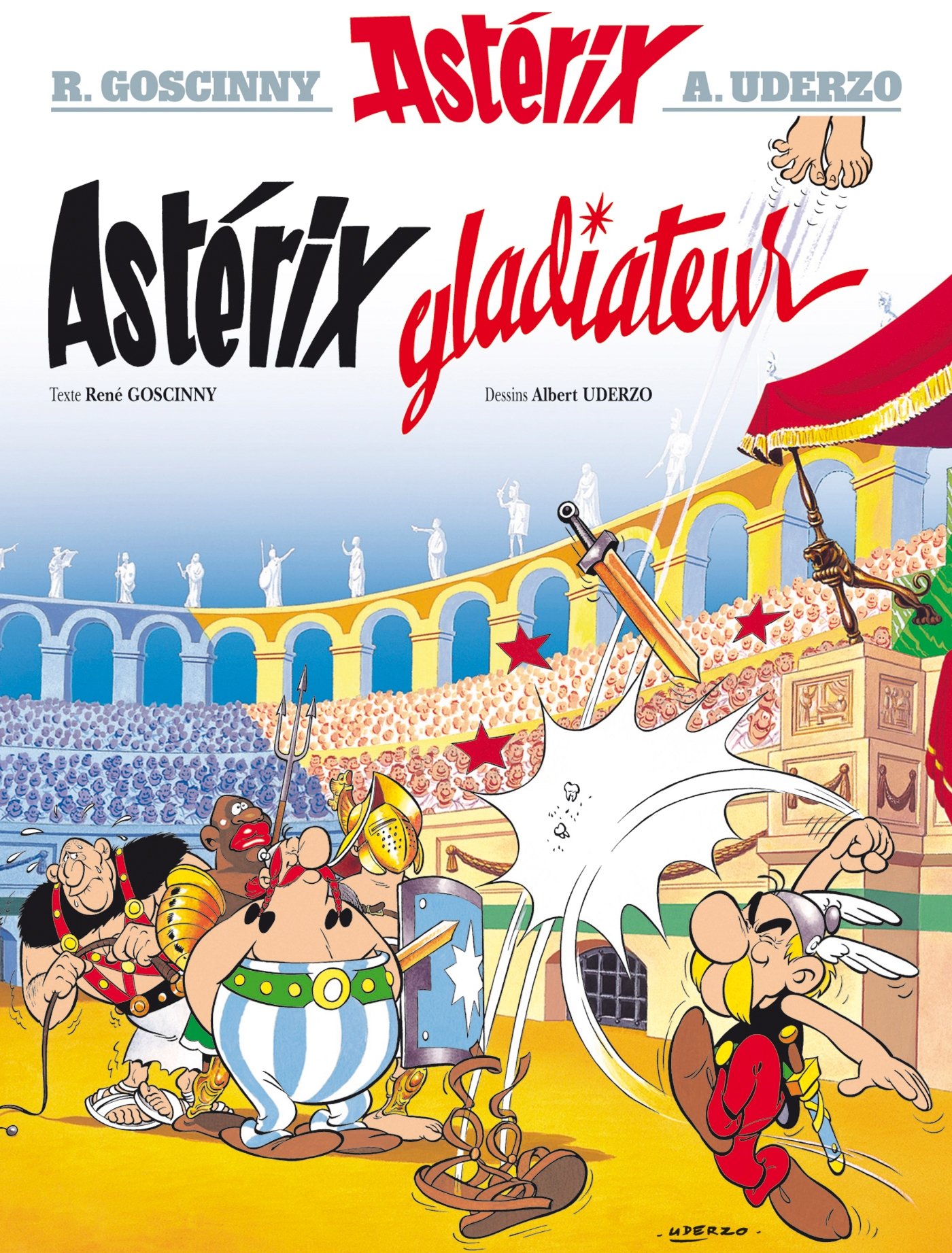 jaquette livre Astérix - Astérix gladiateur - n°4