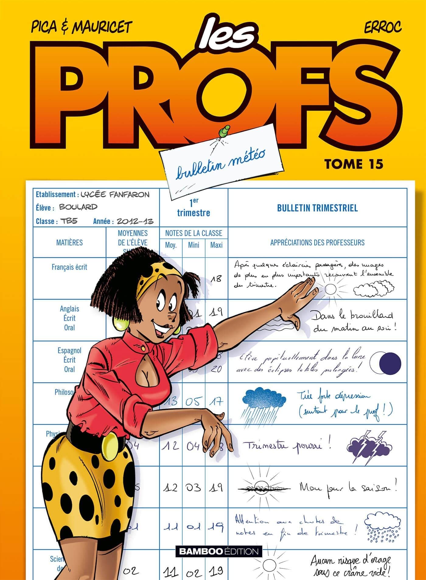 jaquette livre Les profs T15