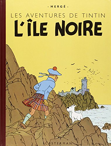 jaquette livre Les Aventures De Tintin - L'ile Noire - Edition Fac-Similé En Couleurs
