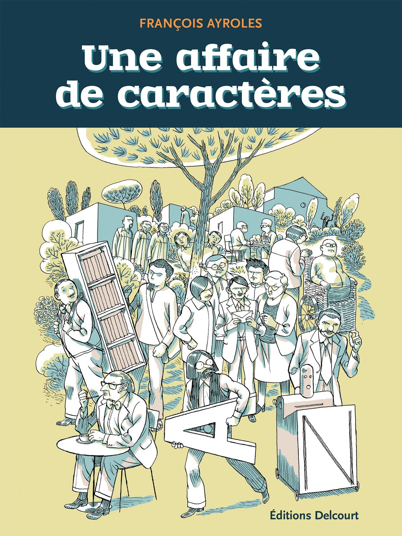 jaquette livre Une affaire de caractères