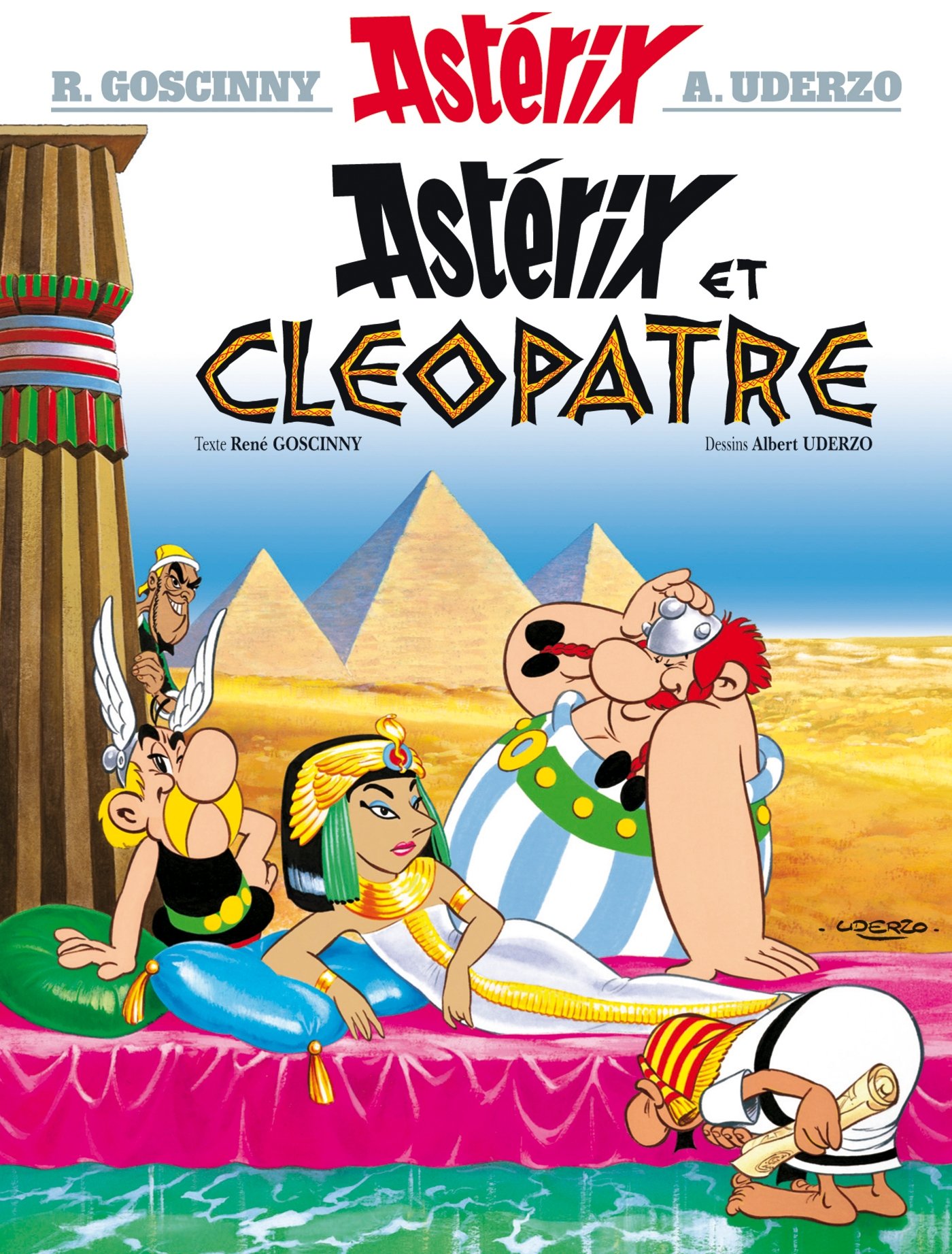 jaquette livre Astérix - Astérix et Cléopâtre - n°6