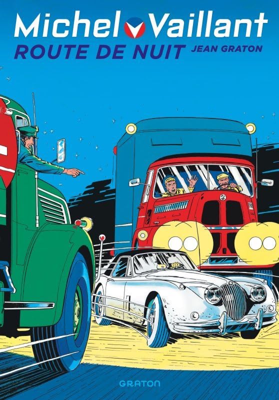 jaquette livre Michel Vaillant Tome 4 - Route De Nuit
