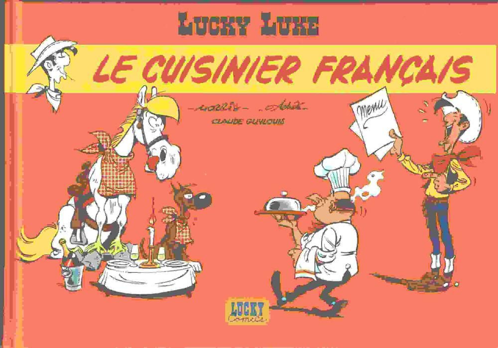jaquette livre Le cuisinier français (Lucky Luke)