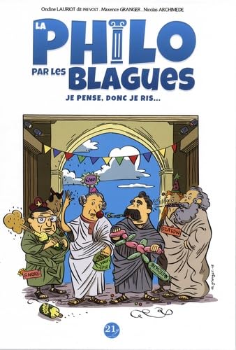 jaquette livre La Philo Par Les Blagues - Je Pense, Donc Je Ris
