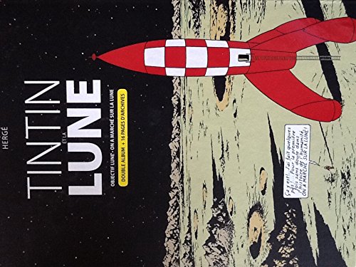 jaquette livre Tintin et la Lune