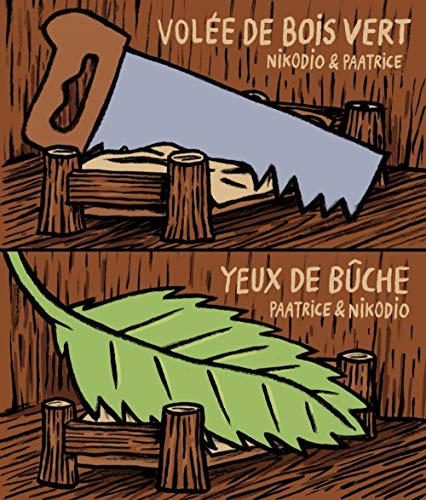 jaquette livre Volée De Bois Vert - Yeux De Bûche