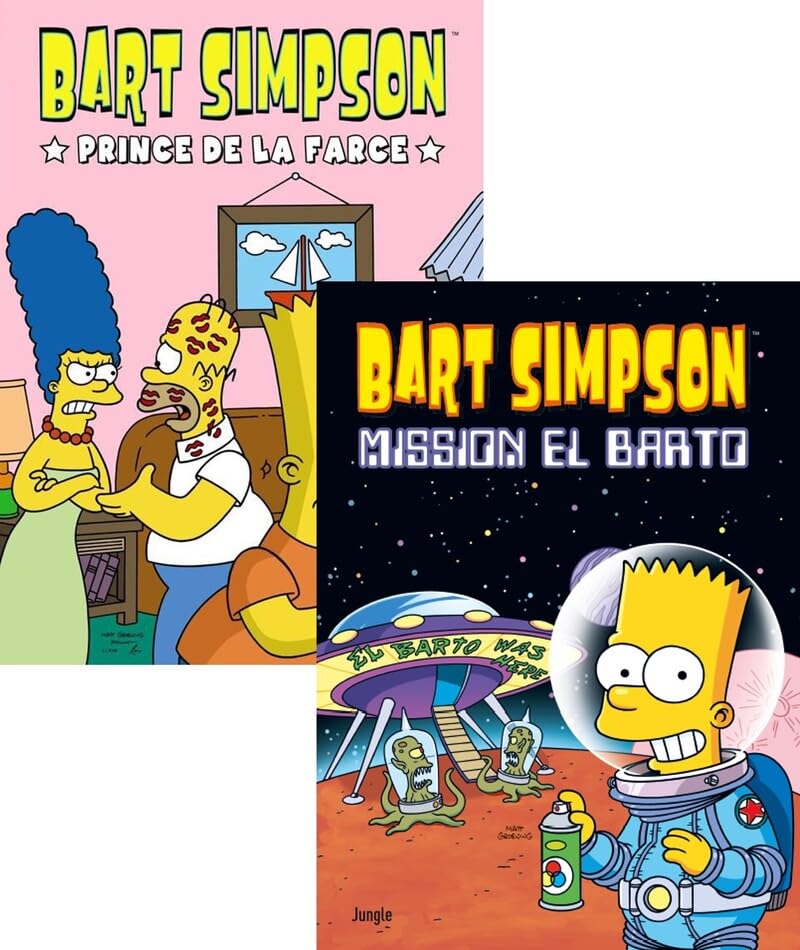 jaquette livre Bart Simpson - Pack 2 Volumes : Tome 1, Prince De La Farce - Tome 16, Mission El Barto