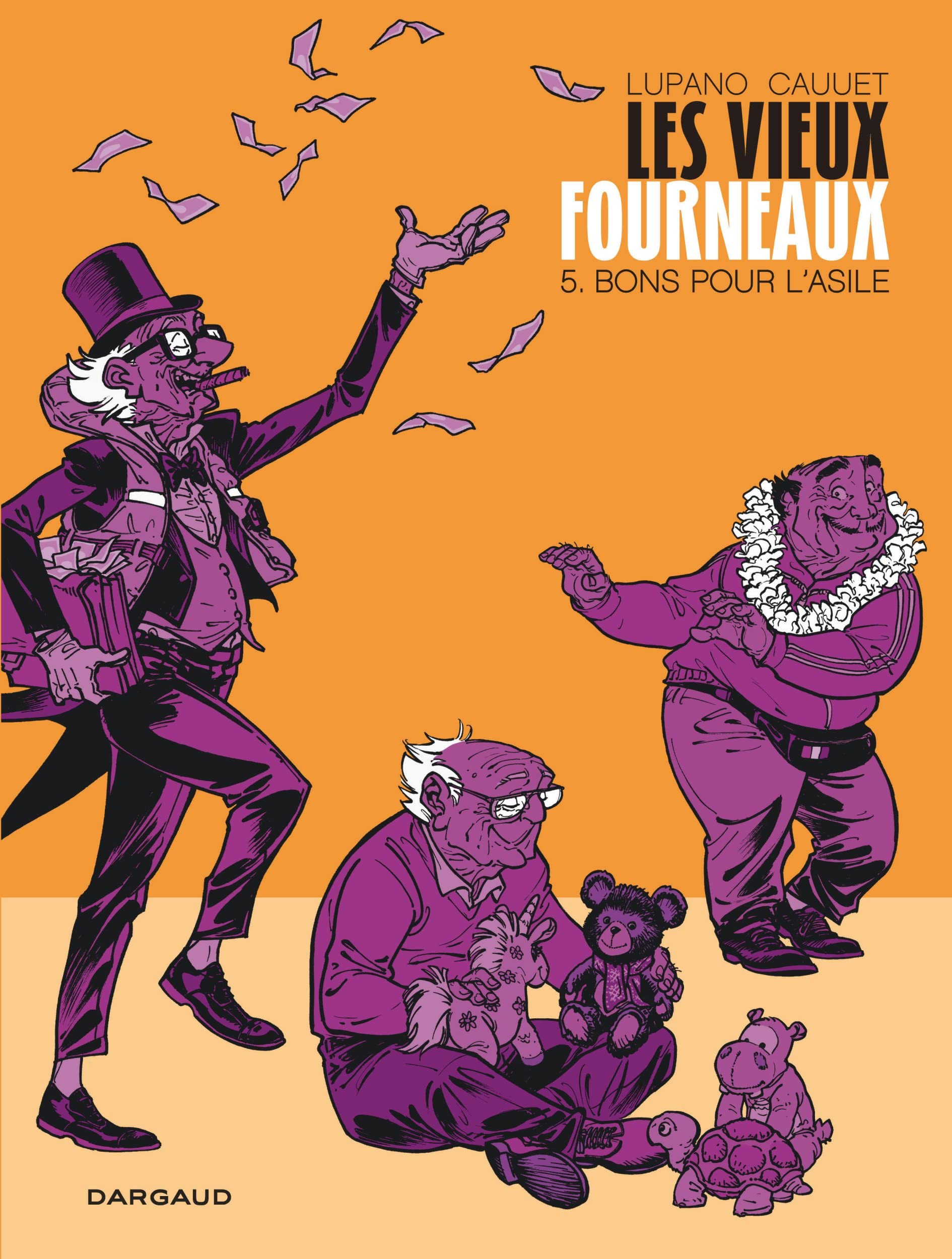 jaquette livre Les vieux fourneaux - tome 5 - Bons pour l'asile