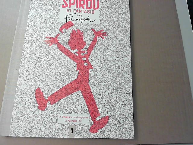 jaquette livre SPIROU ET FANTASIO PAR FRANQUIN TOME 3 LE DICTATEUR ET LE CHAMPIGNON +LA MAUVAISE TETE