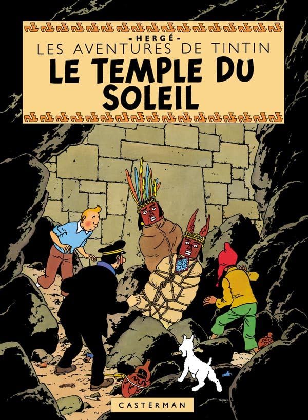 jaquette livre Les Aventures De Tintin - Le Temple Du Soleil - Edition Fac-Similé En Couleurs