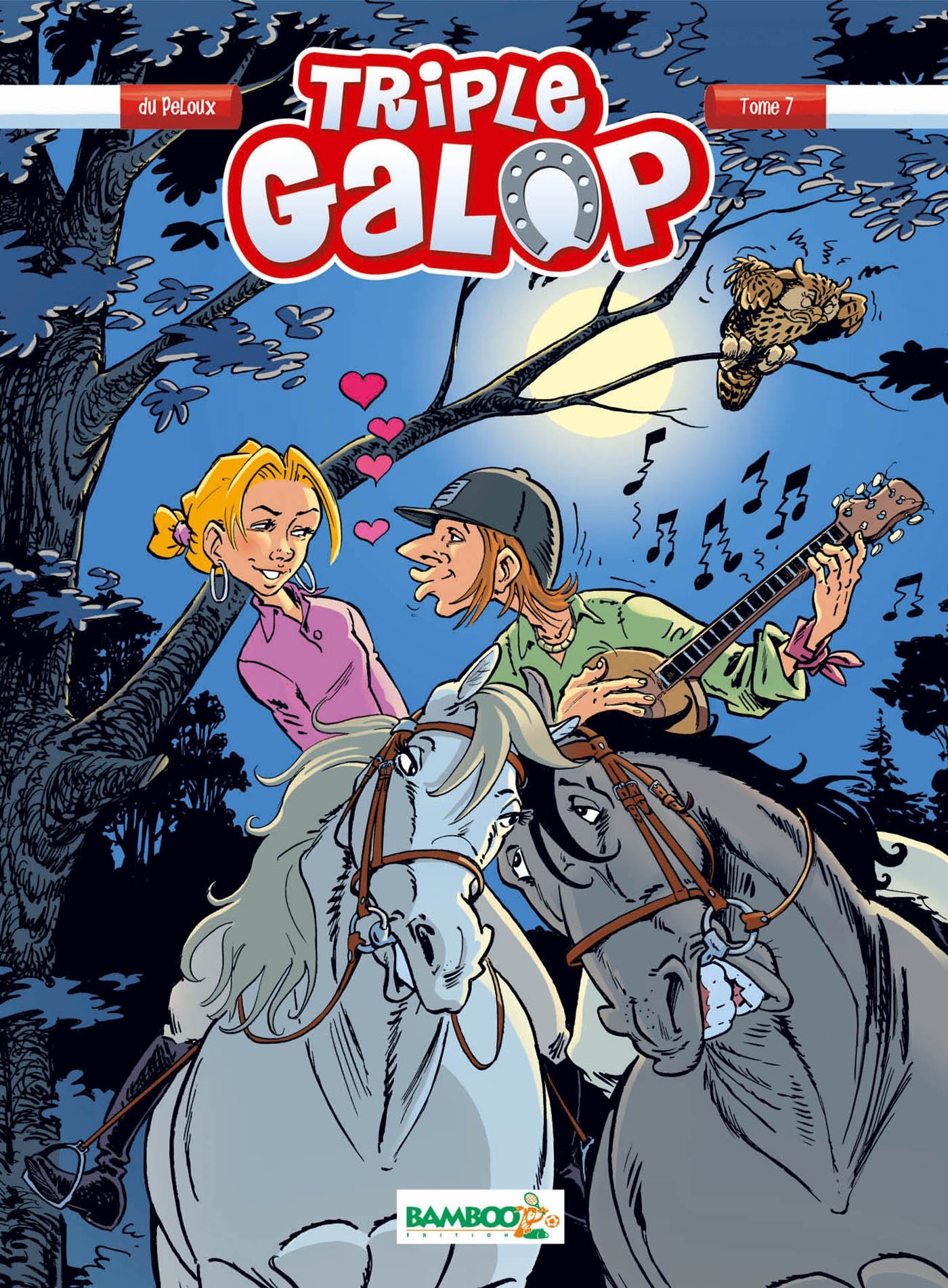 jaquette livre Triple galop T07