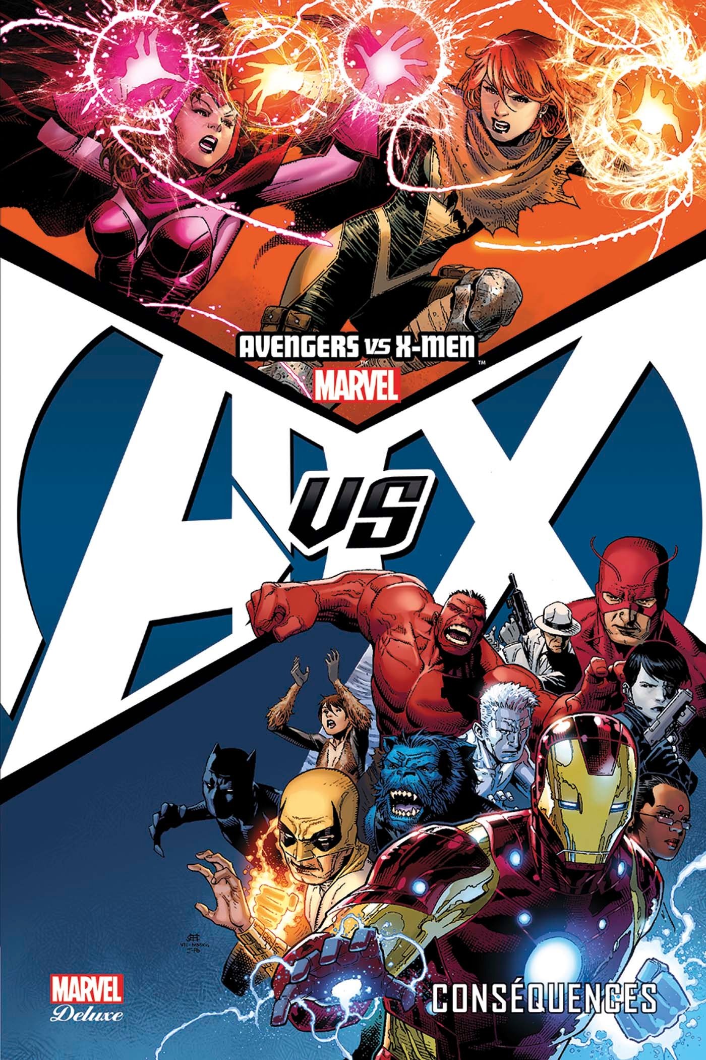 jaquette livre AVENGERS VS X-MEN T02 : CONSEQUENCES