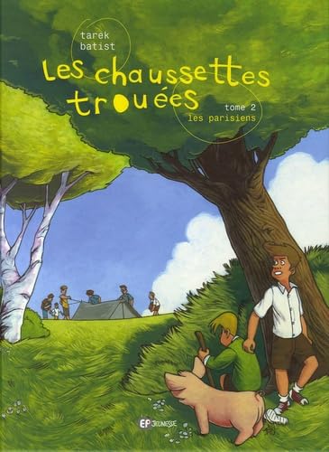 jaquette livre Les Chaussettes Trouées Tome 2 - Les Parisiens