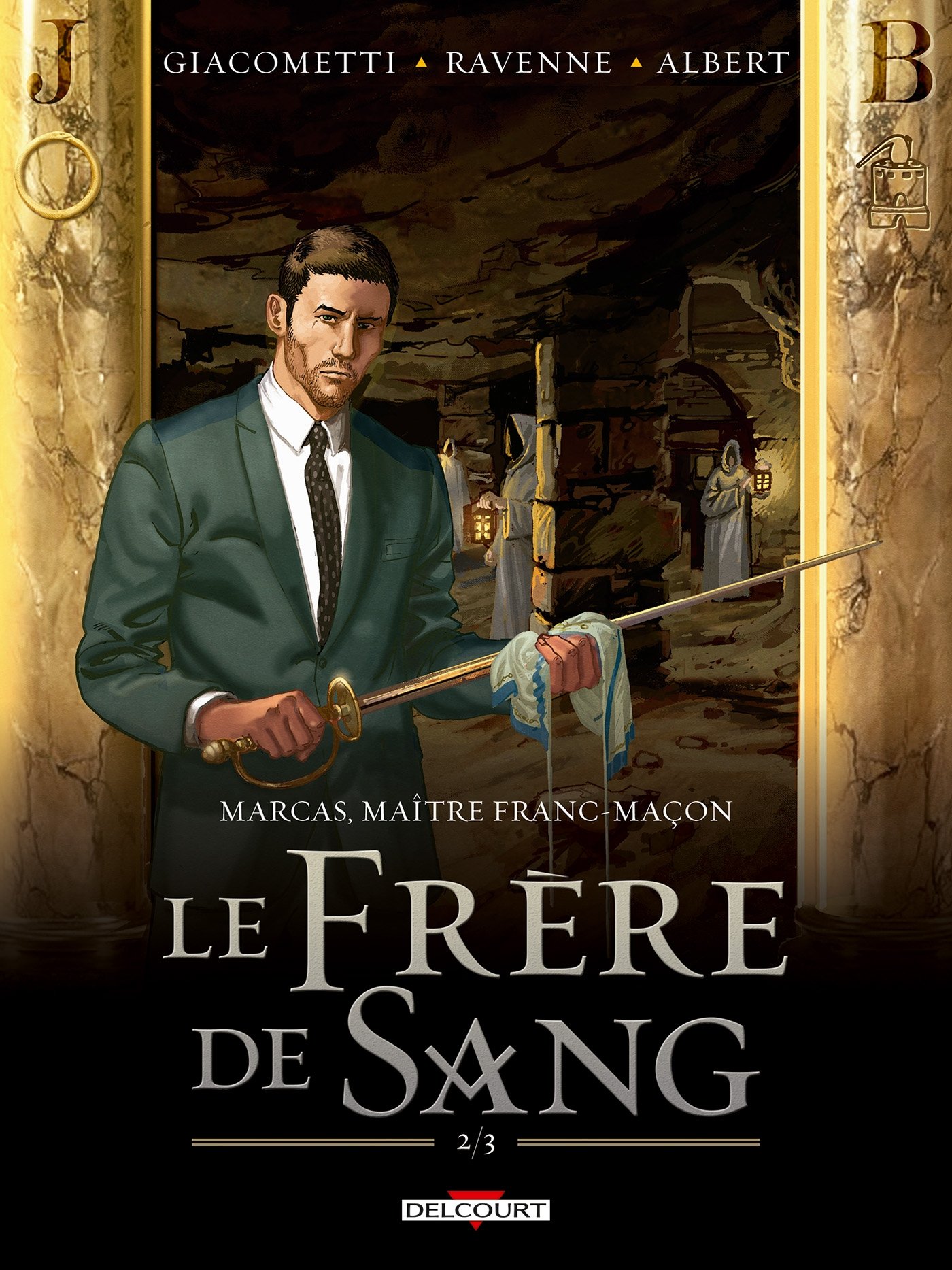 jaquette livre Marcas, Maître Franc-Maçon T04 Le Frere De Sang 2/3
