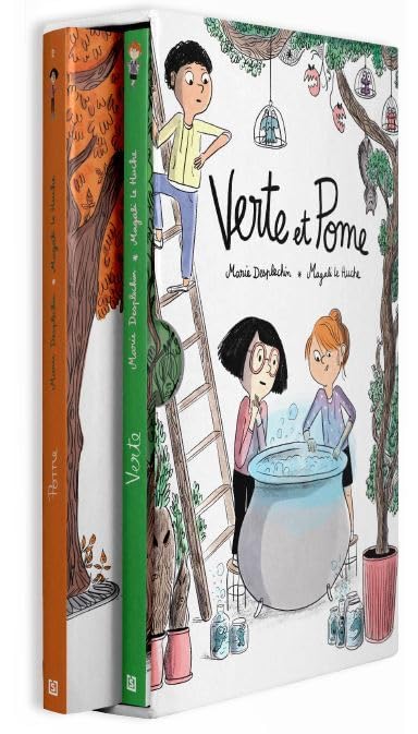 jaquette livre Verte Tome 1 Et 2 - Pack En 2 Volumes : Verte - Pome - Avec Des Autocollants