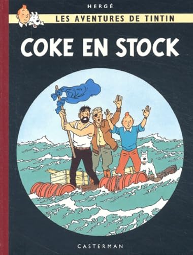 jaquette livre Les Aventures De Tintin - Coke En Stock - Edition Fac-Similé En Couleurs
