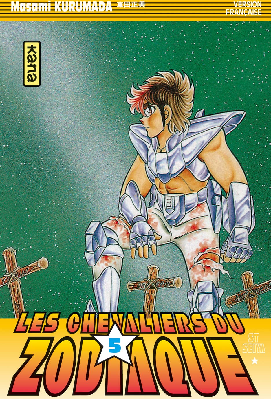 jaquette livre Les Chevaliers du Zodiaque : St Seiya, tome 5