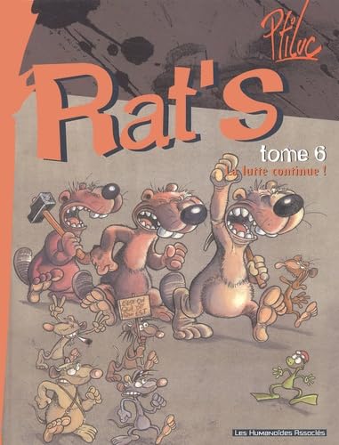 jaquette livre Rat's Tome 6 - La Lutte Continue !