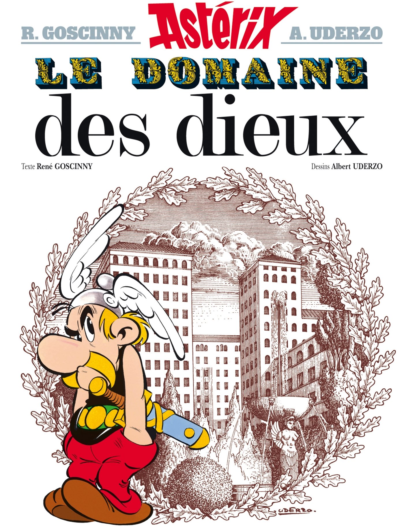 jaquette livre Astérix - Le domaine des Dieux - n°17