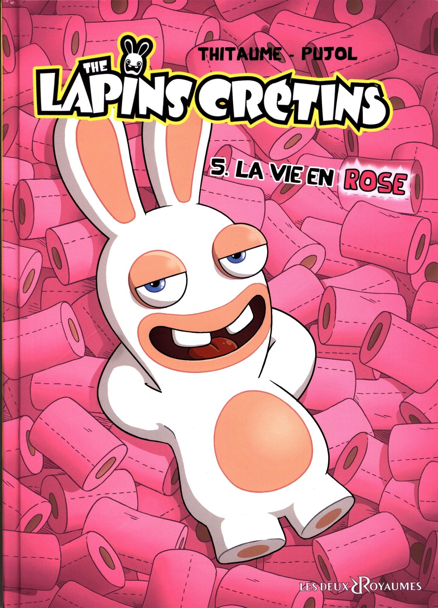 jaquette livre The Lapins Crétins, Tome 5 : La vie en rose : Opération L'été BD 2016