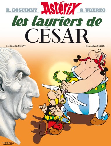 jaquette livre Astérix Tome 18 - Les Lauriers De César