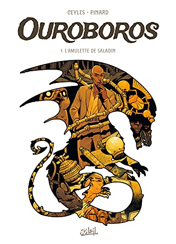 jaquette livre Ouroboros Tome 1 - L'amulette De Saladin