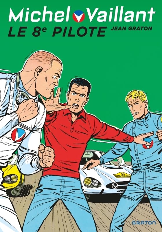 jaquette livre Michel Vaillant Tome 8 - Le 8e Pilote