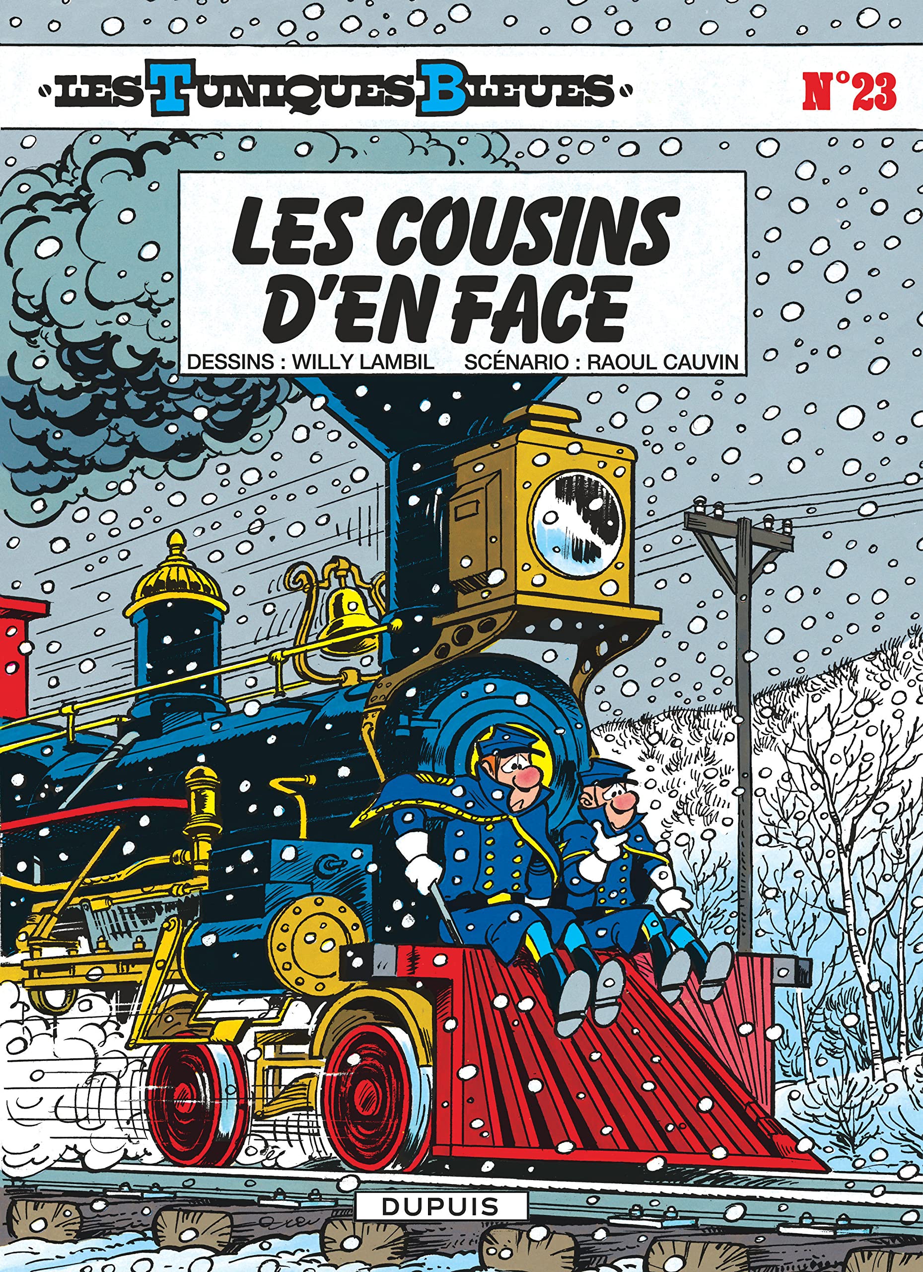jaquette livre Les Tuniques bleues, tome 23 : Les cousins d'en face