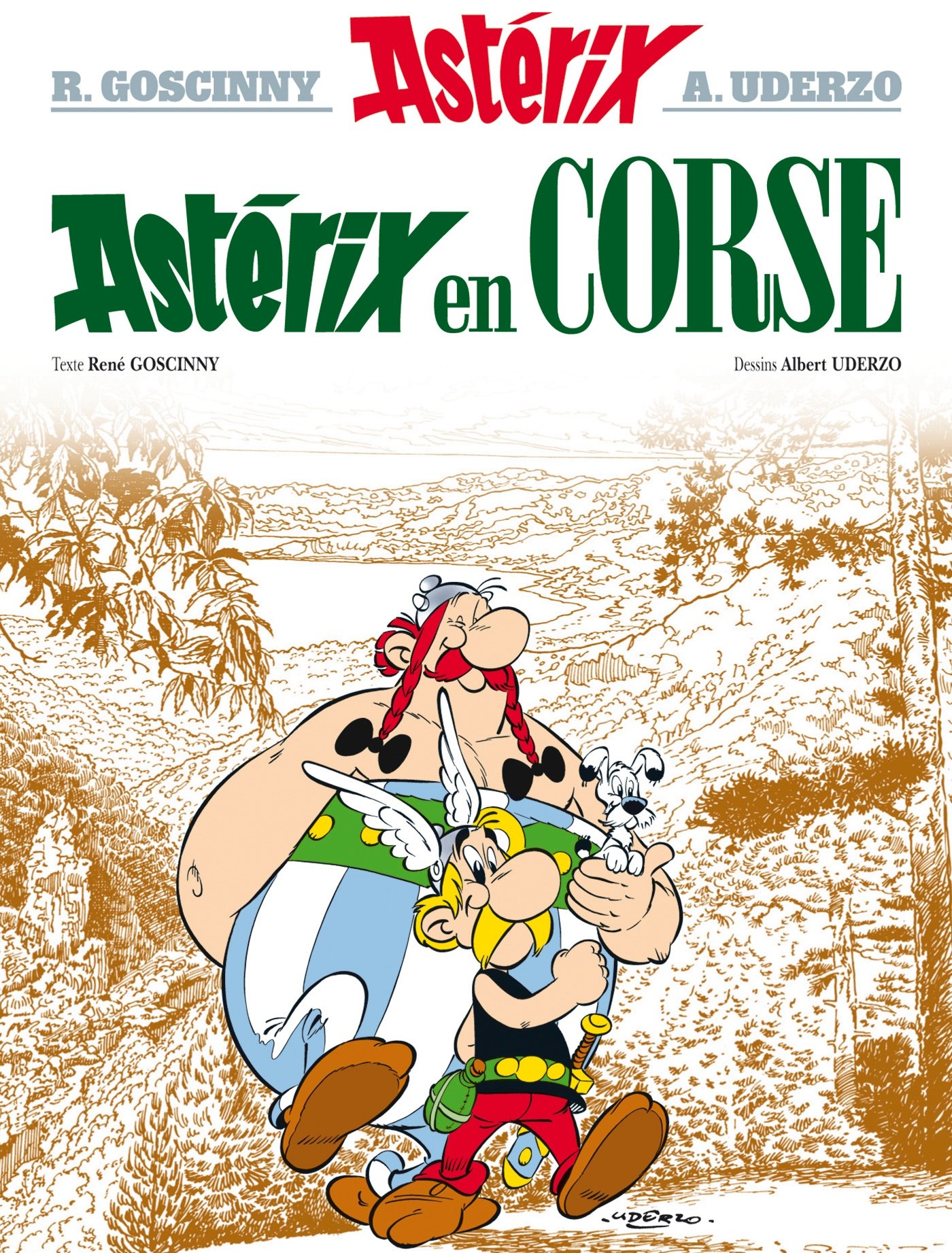 jaquette livre Astérix - Astérix en corse - n°20