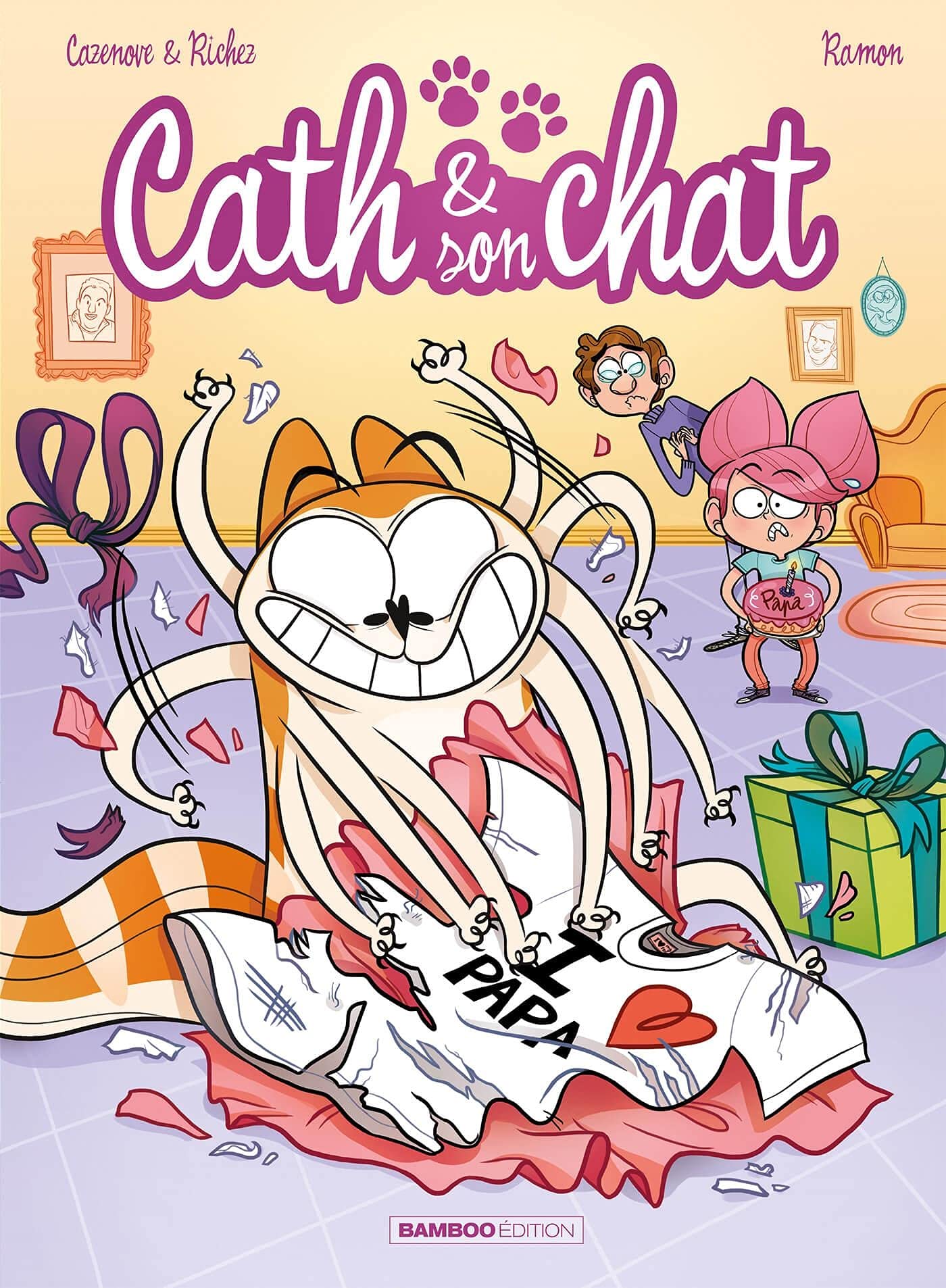 jaquette livre Cath et son chat T02