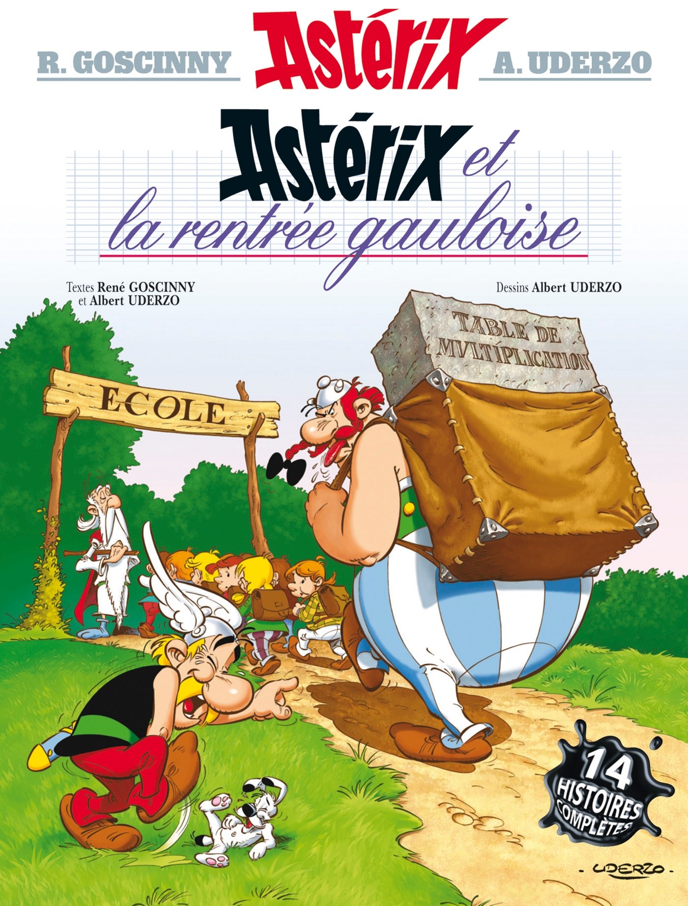 jaquette livre Astérix  n° 32 :  La rentrée gauloise