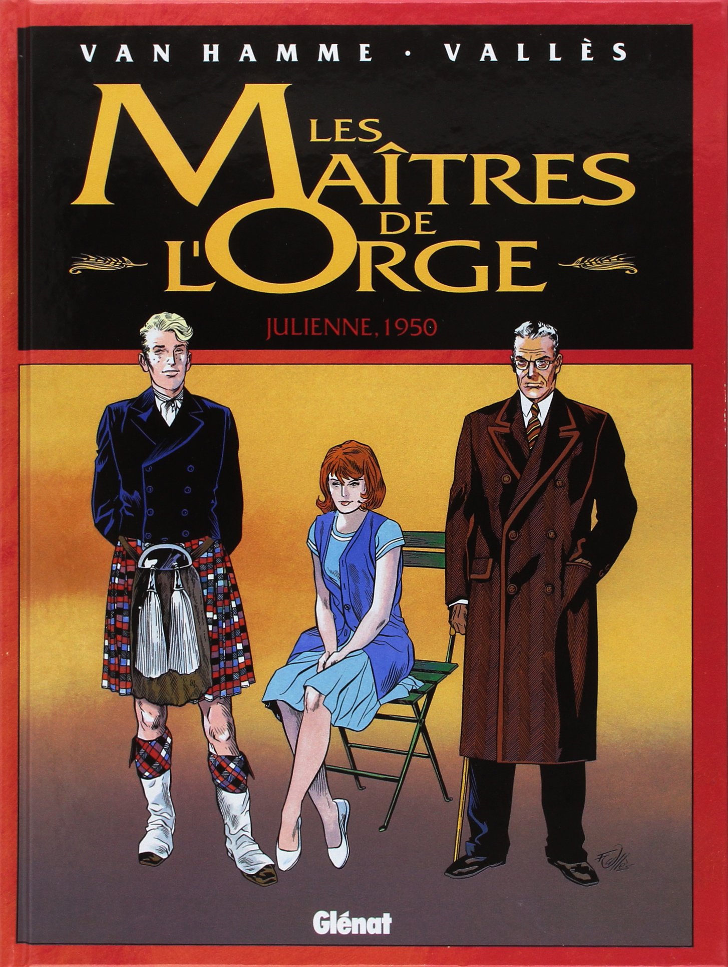 jaquette livre Les maitres de l'orge, tome 5 : Julienne, 1950