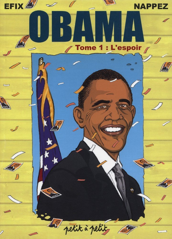 jaquette livre Obama - Tome 1 : L'espoir