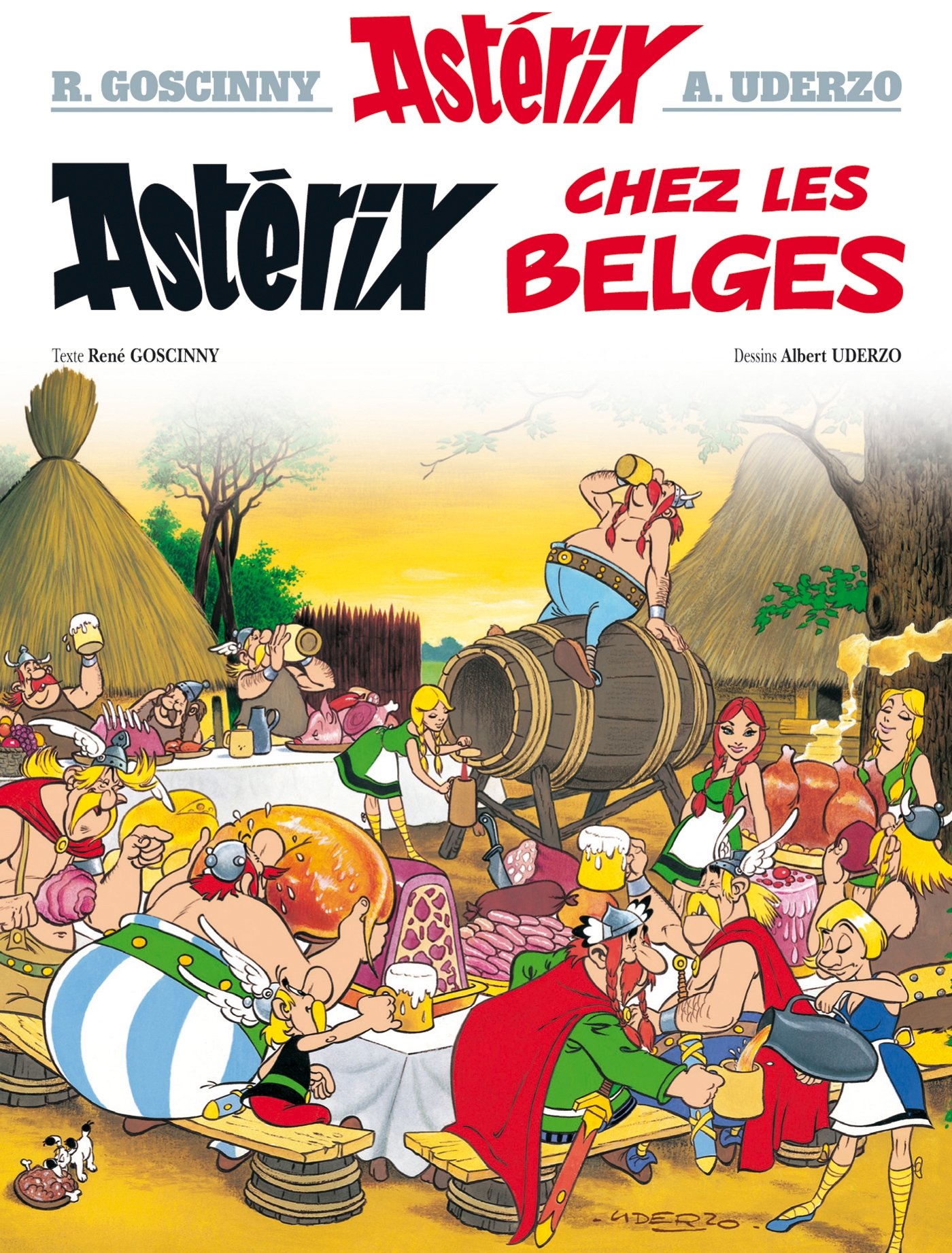 jaquette livre Astérix - Astérix chez les Belges - n°24