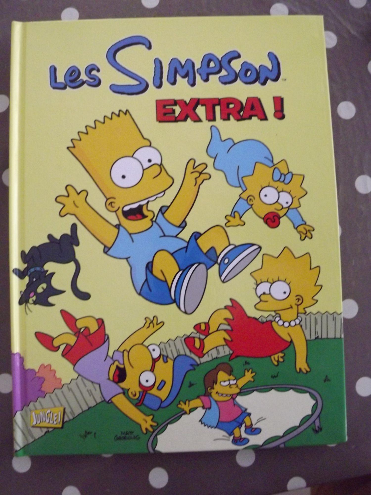 jaquette livre les Simpson Extra!