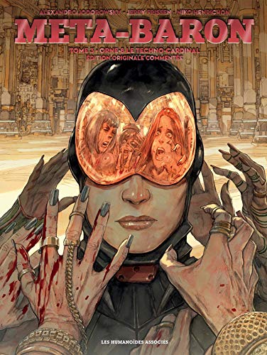 jaquette livre Meta-Baron Tome 3 - Orne-8 Le Techno-Cardinal - Avec L'édition Originale Commentée Et Un Carnet De Croquis