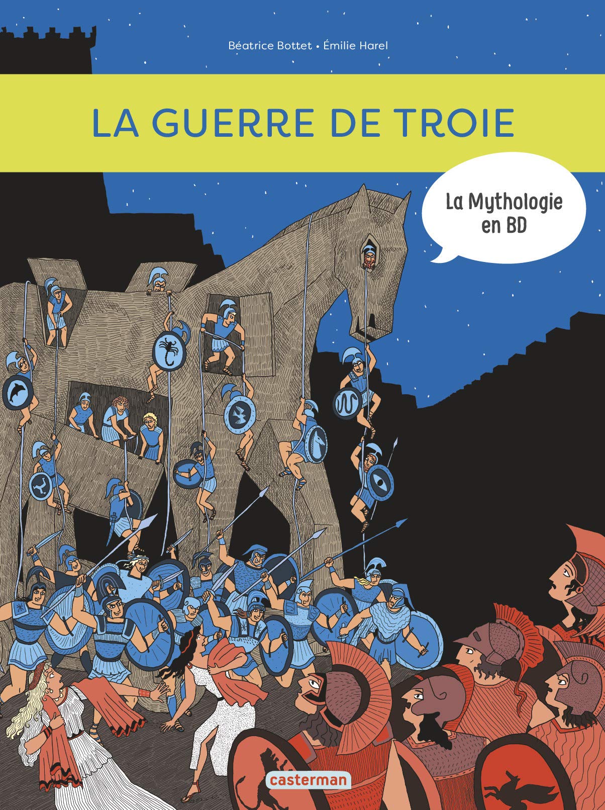 jaquette livre La guerre de Troie : La Mythologie en BD