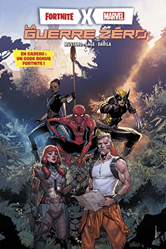 jaquette livre Fortnite X Marvel : La Guerre Zéro