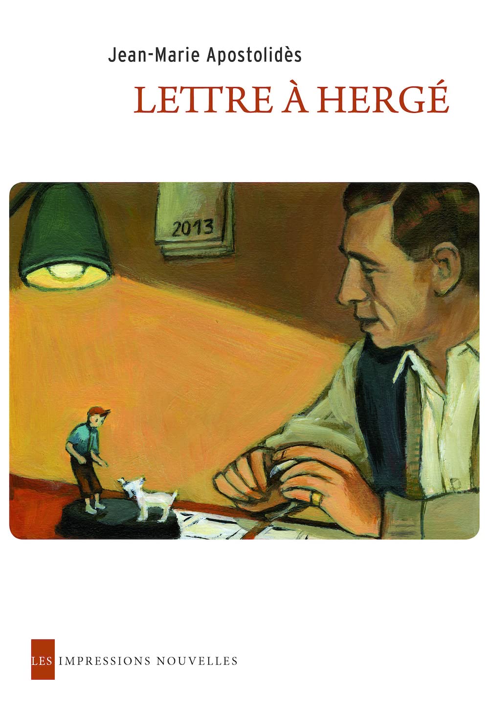 jaquette livre Lettre à Hergé