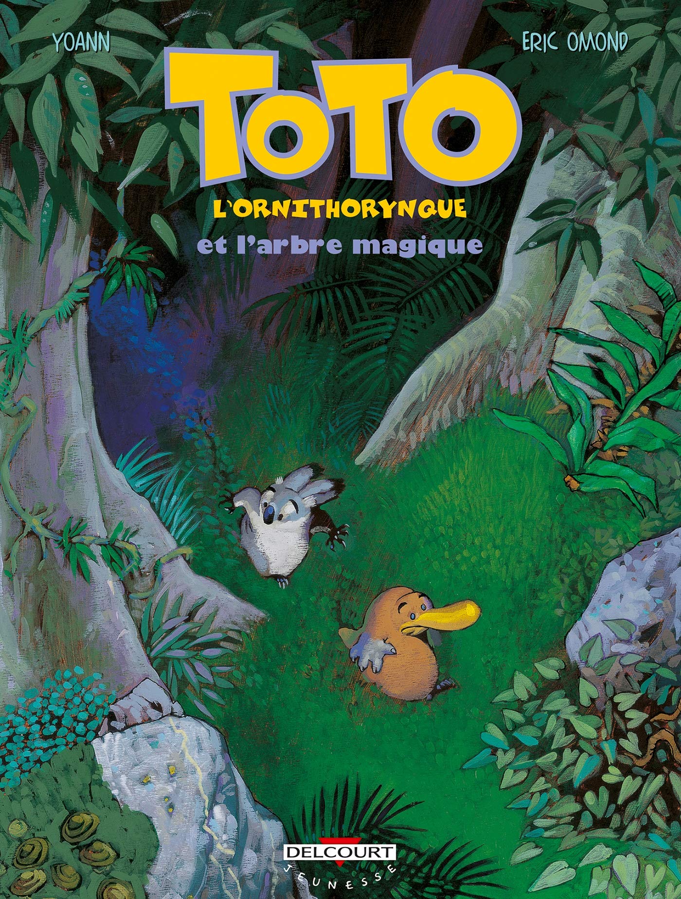 jaquette livre Toto l'ornithorynque, Tome 1 : Toto l'ornithorynque et l'arbre magique