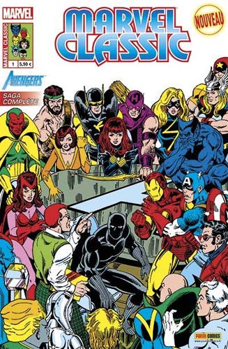 jaquette livre Marvel Classic N° 1, Avril 2015 - Elémentaire, Chers Avengers