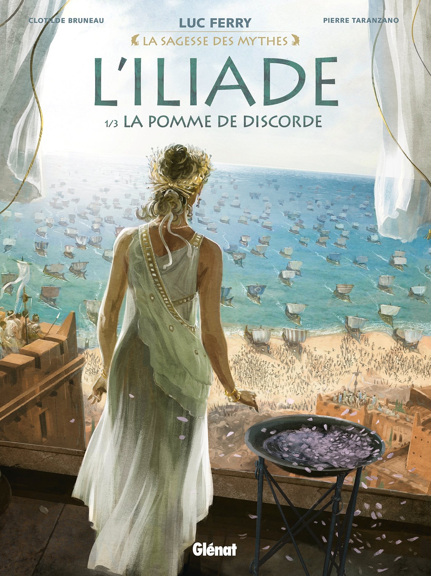 jaquette livre L'iliade - Tome 01 : La pomme de discorde
