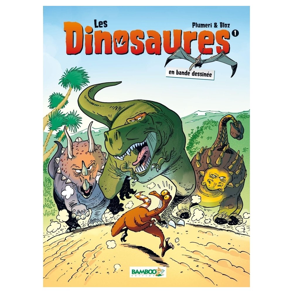 jaquette livre Les Dinosaures en BD T1