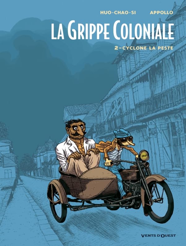 jaquette livre La Grippe Coloniale Tome 2 - Cyclone La Peste