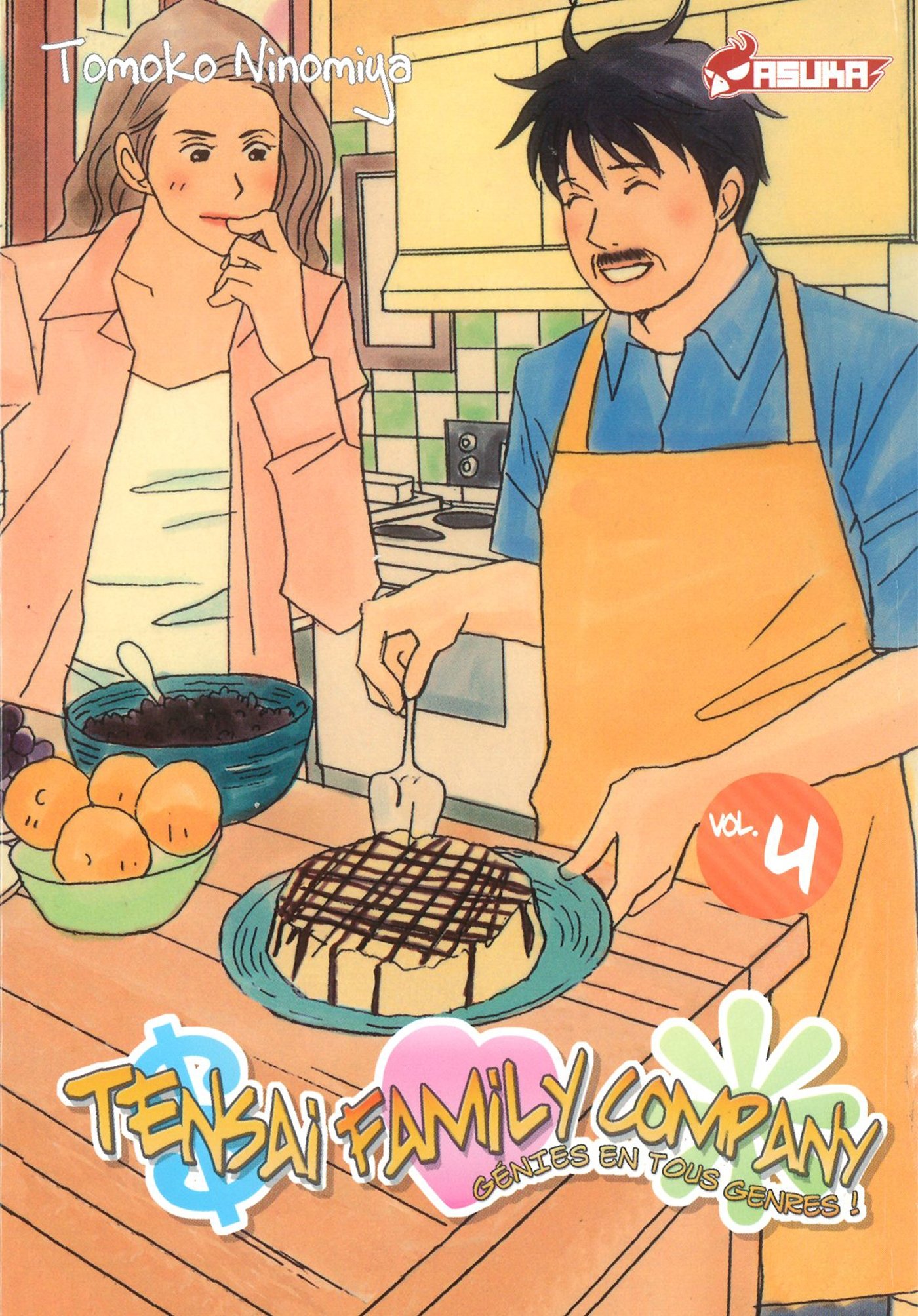 jaquette livre Tensai Family Company, Tome 4 :