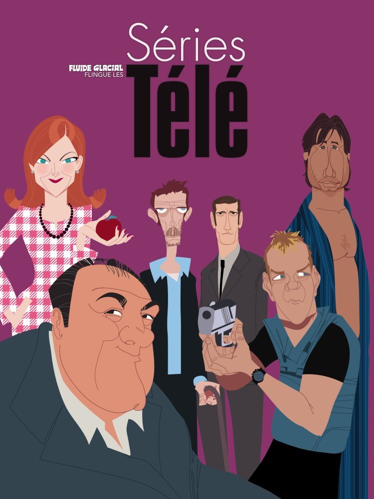 jaquette livre Fluide glacial flingue les séries télé
